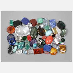 Sammlung Schmucksteine