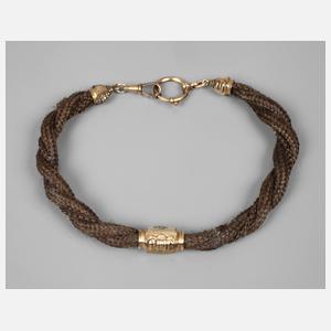 Uhrenkette aus Echthaar