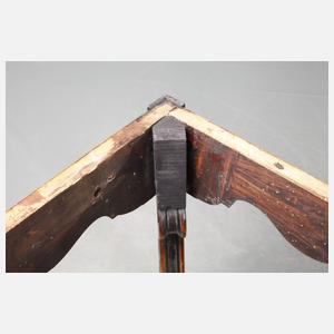 Schreibtisch mit Scagliolaplatte