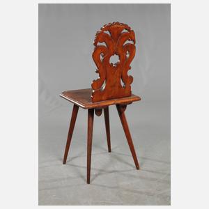 Alpenländischer Brettstuhl