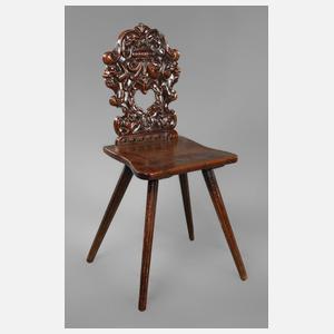 Alpenländischer Brettstuhl