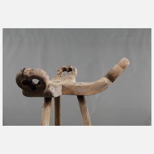 Paar alpenländische Barhocker