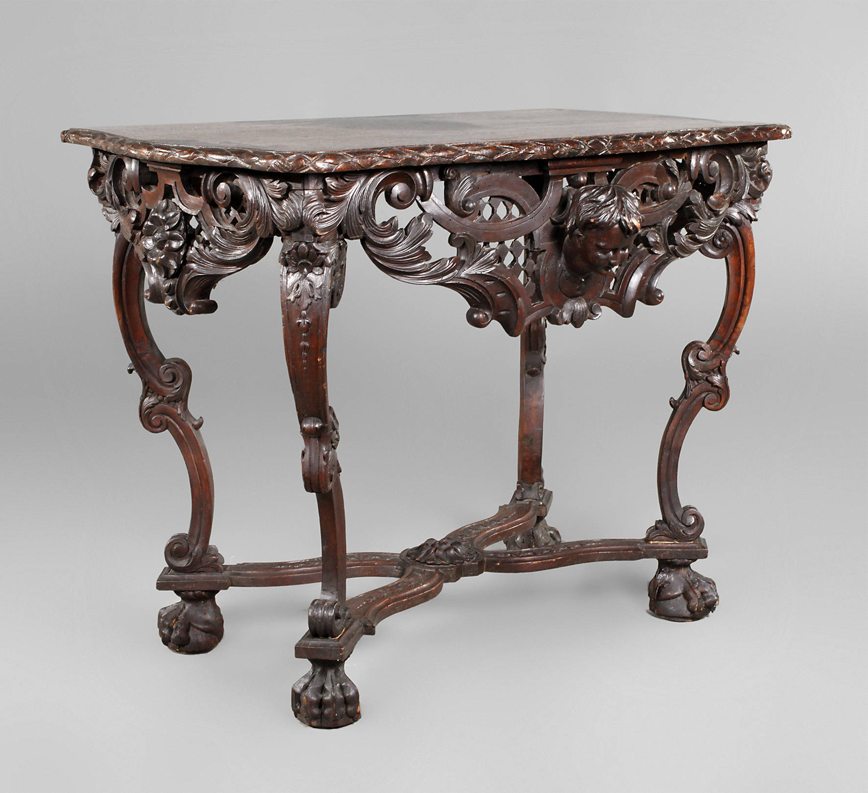 Geschnitzter Konsoltisch