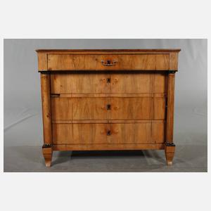 Biedermeiersäulenkommode