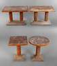 Vier Kaffeehaustische