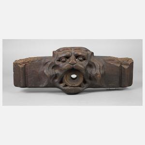 Geschnitzter Fassriegel