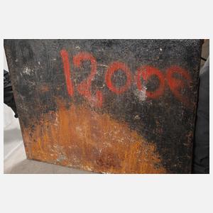 Übergroße Ofenplatte