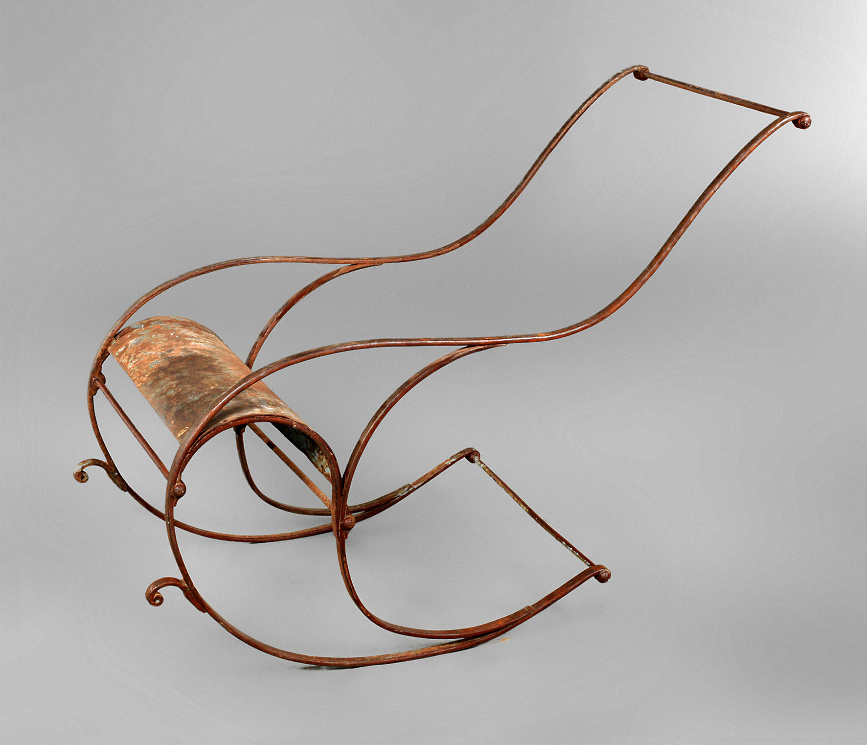 Früher Schaukelstuhl