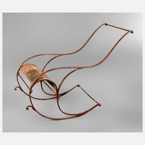 Früher Schaukelstuhl