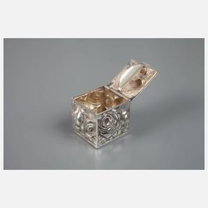 Kleine Dose als Taschenascher