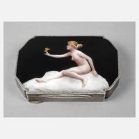 Silber Emaildose Erotika111