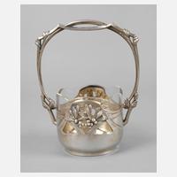 Silber Henkelschale Jugendstil111