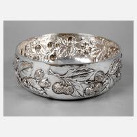 Silberschale Früchtedekor111