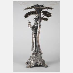 WMF Geislingen großer figürlicher Tafelaufsatz