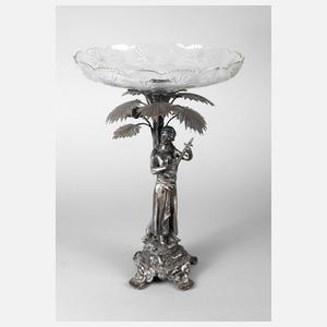 WMF Geislingen großer figürlicher Tafelaufsatz