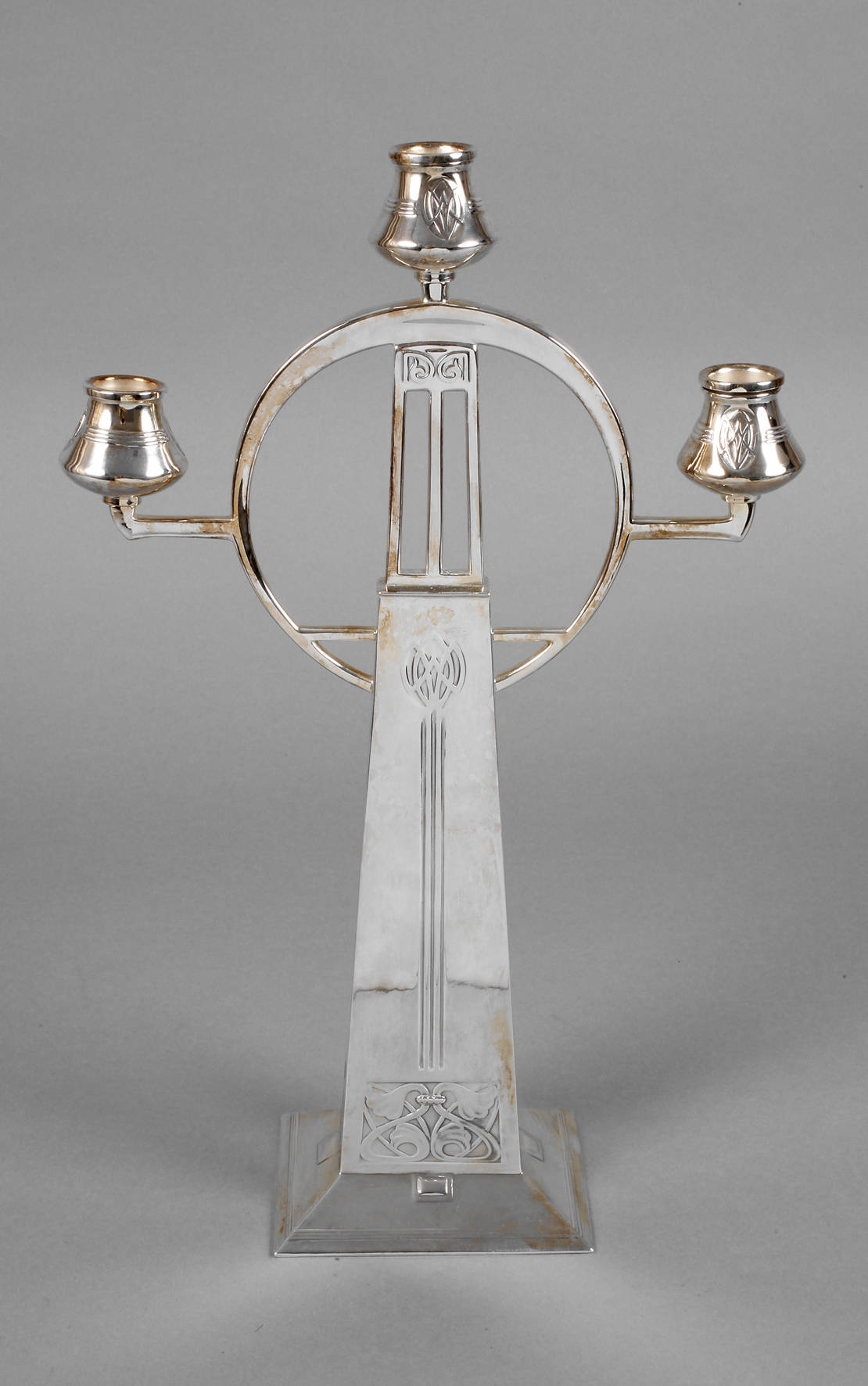 WMF Geislingen Leuchter Jugendstil