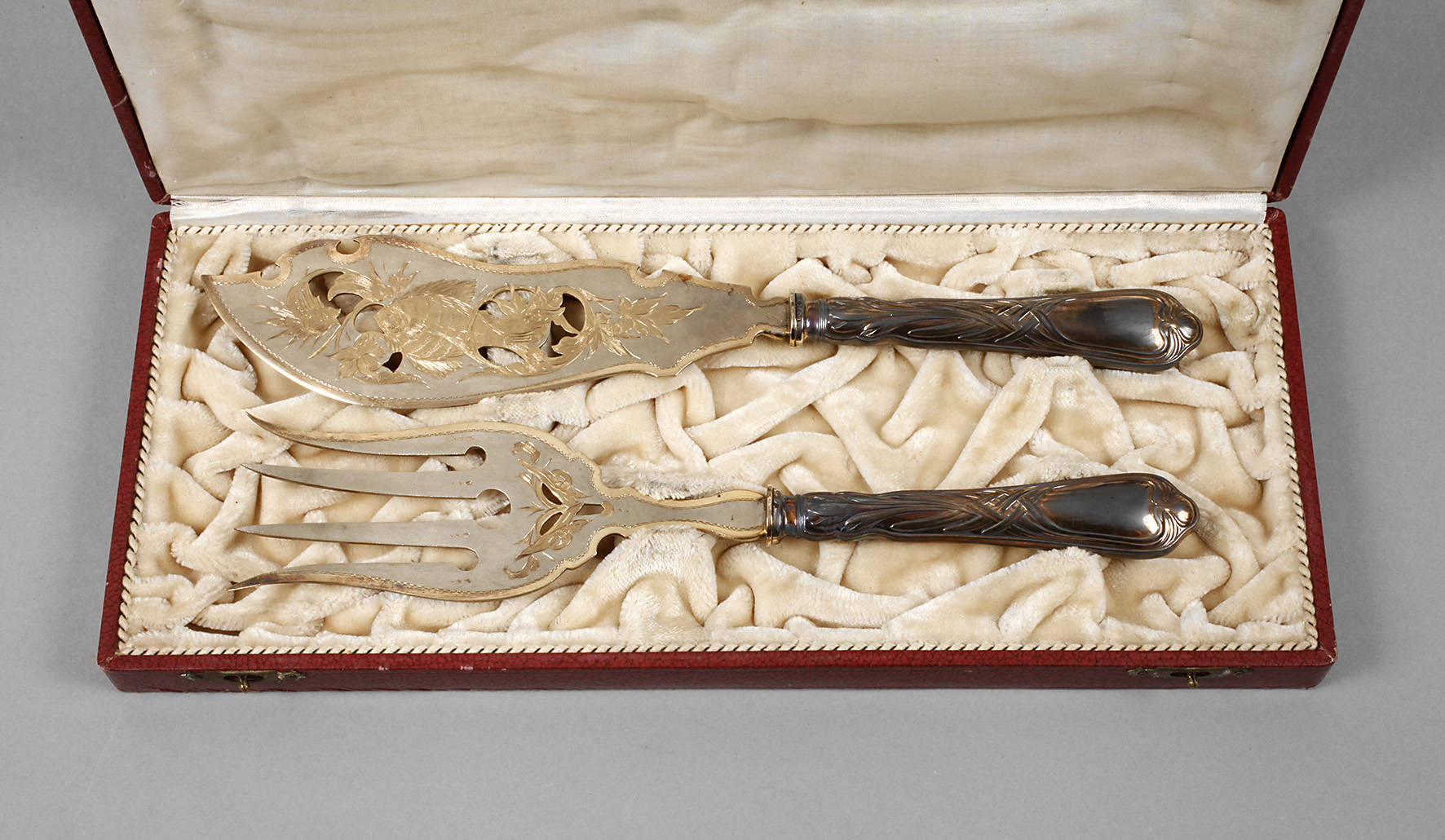 Silber Fischvorlegebesteck Heinrich Vogeler