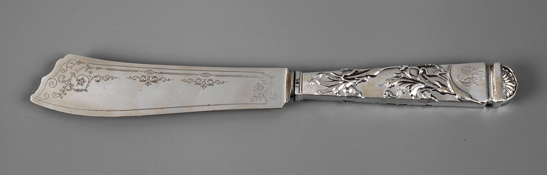 Silber Pastetenmesser Jugendstil