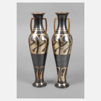 Paar Ziervasen Jugendstil111