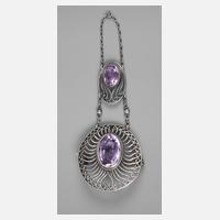 Brosche mit Amethystbesatz111