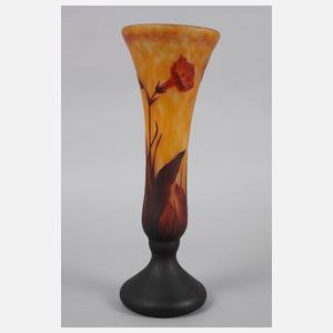 Daum Nancy Vase ”Tabakblüten”