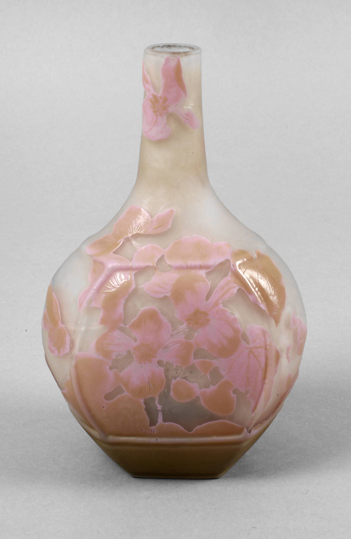 Émile Gallé Vase ”Hibiskusblüten”
