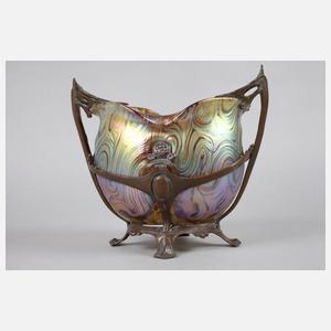 Kralik montierte Jugendstilschale