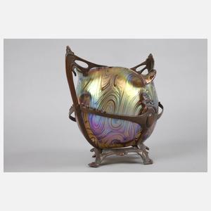 Kralik montierte Jugendstilschale