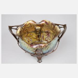 Kralik montierte Jugendstilschale