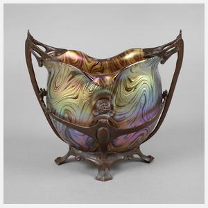 Kralik montierte Jugendstilschale