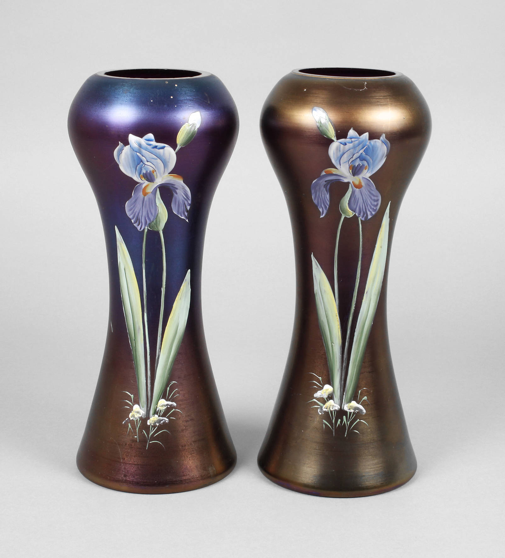 Paar große Jugendstilvasen