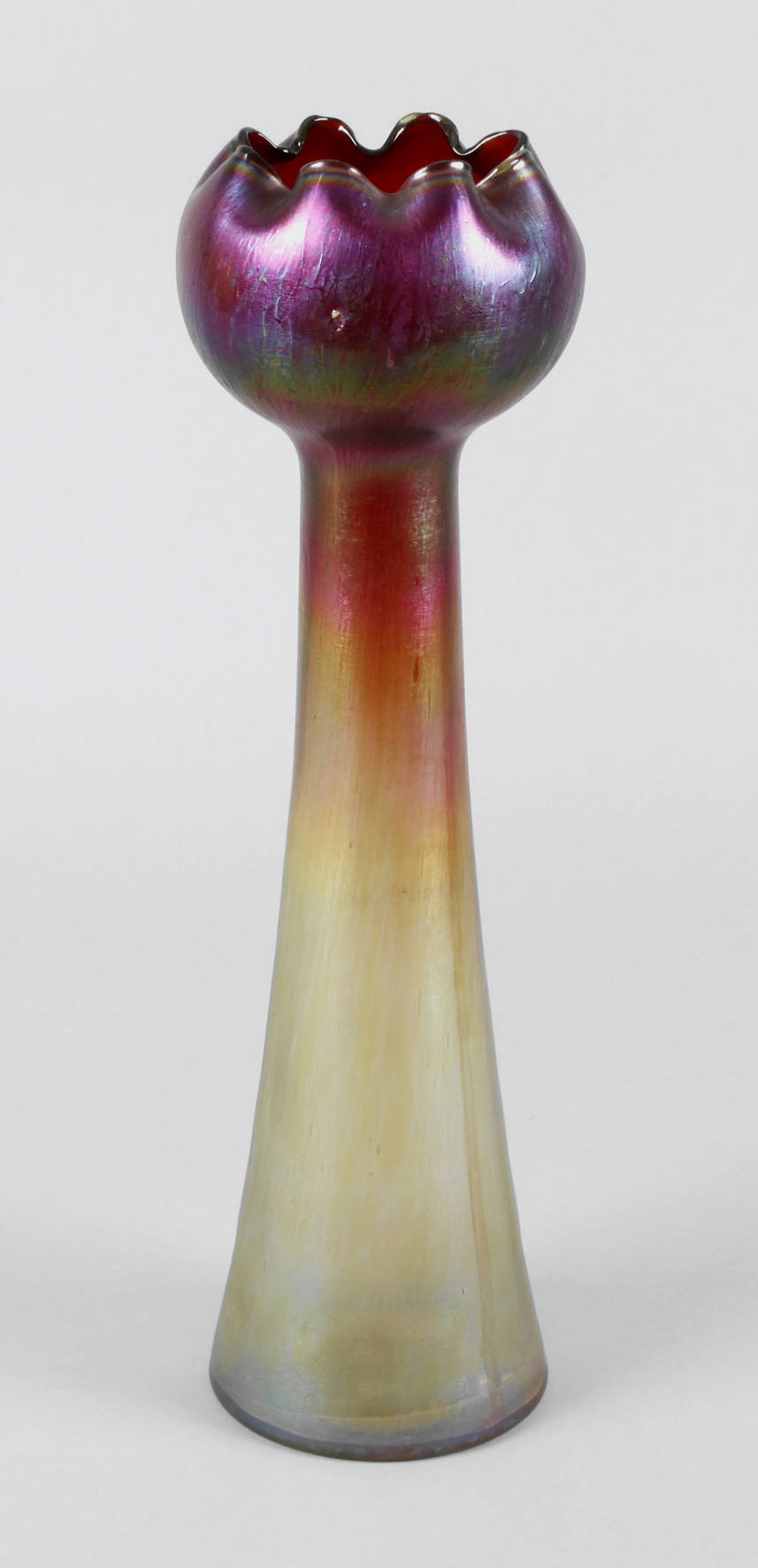 Rindskopf große Hyazinthenvase Jugendstil