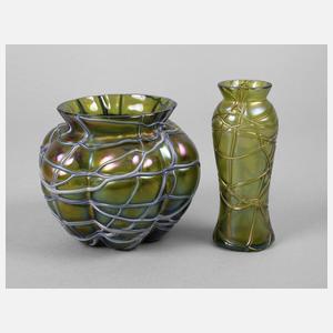 Zwei Jugendstilvasen