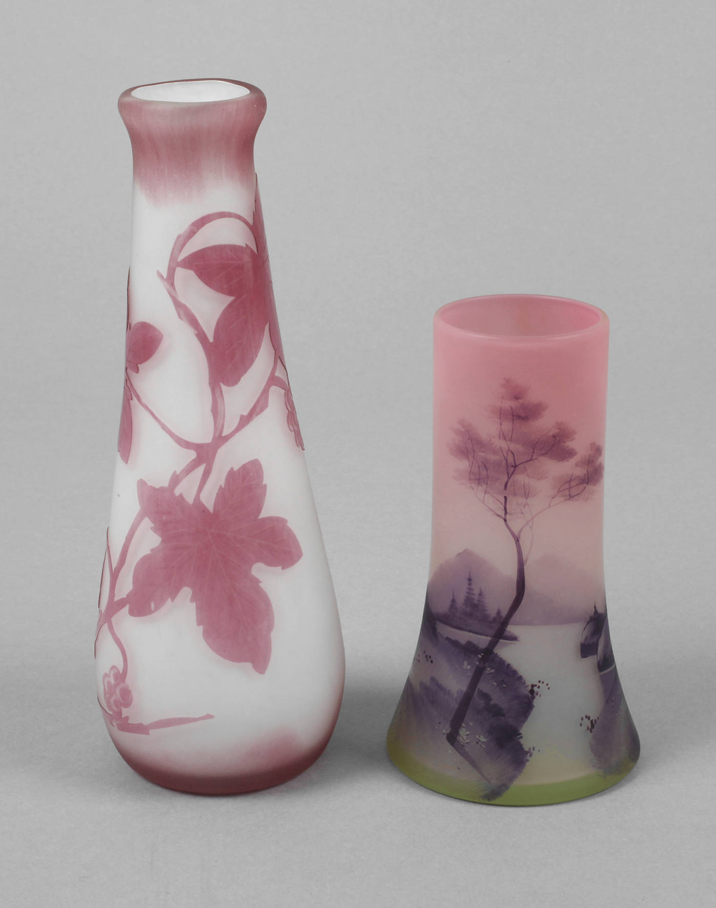 Zwei kleine Jugendstilvasen