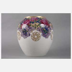 KPM Berlin Deckelvase mit Kinderfigur