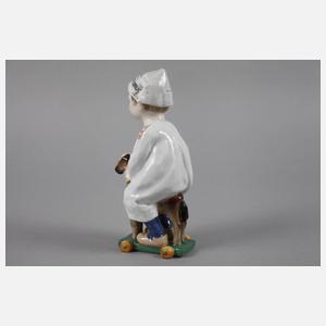 Meissen ”Kind, auf einem Holzpferd reitend”