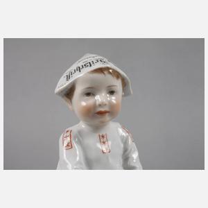 Meissen ”Kind, auf einem Holzpferd reitend”