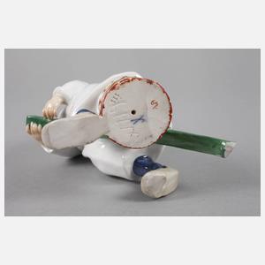 Meissen ”Kind, auf einem Stecken reitend”