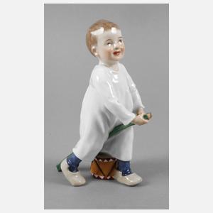 Meissen ”Kind, auf einem Stecken reitend”
