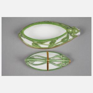 Meissen kleine Deckeldose Jugendstil