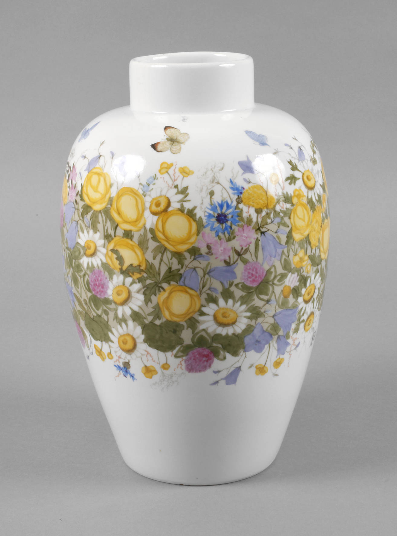 Nymphenburg Vase Blumendekor