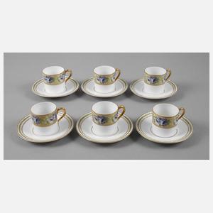 Rosenthal sechs Mokkatassen
