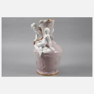 Rosenthal Ziervase mit Figurenstaffage