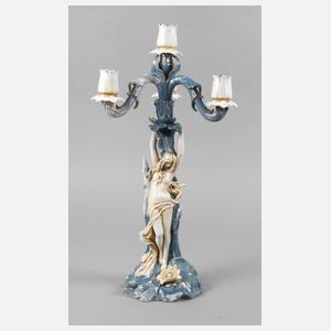 Karl Ens Volkstedt figürlicher Leuchter