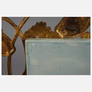 Johann von Schwarz zwei Wandplatten Jugendstil