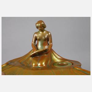 Zsolnay Pecs Schreibzeug Jugendstil