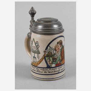Jugendstil-Bierkrug