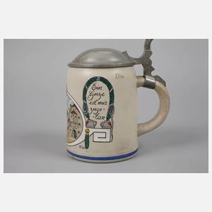 Jugendstil-Bierkrug
