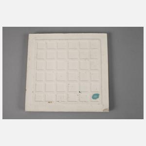 Fünf Jugendstilfliesen