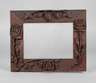 Geschnitzer Jugendstilrahmen mit Rosen